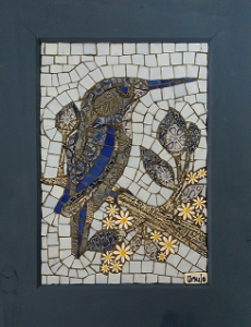 Bue Kingfisher In A4 Frame