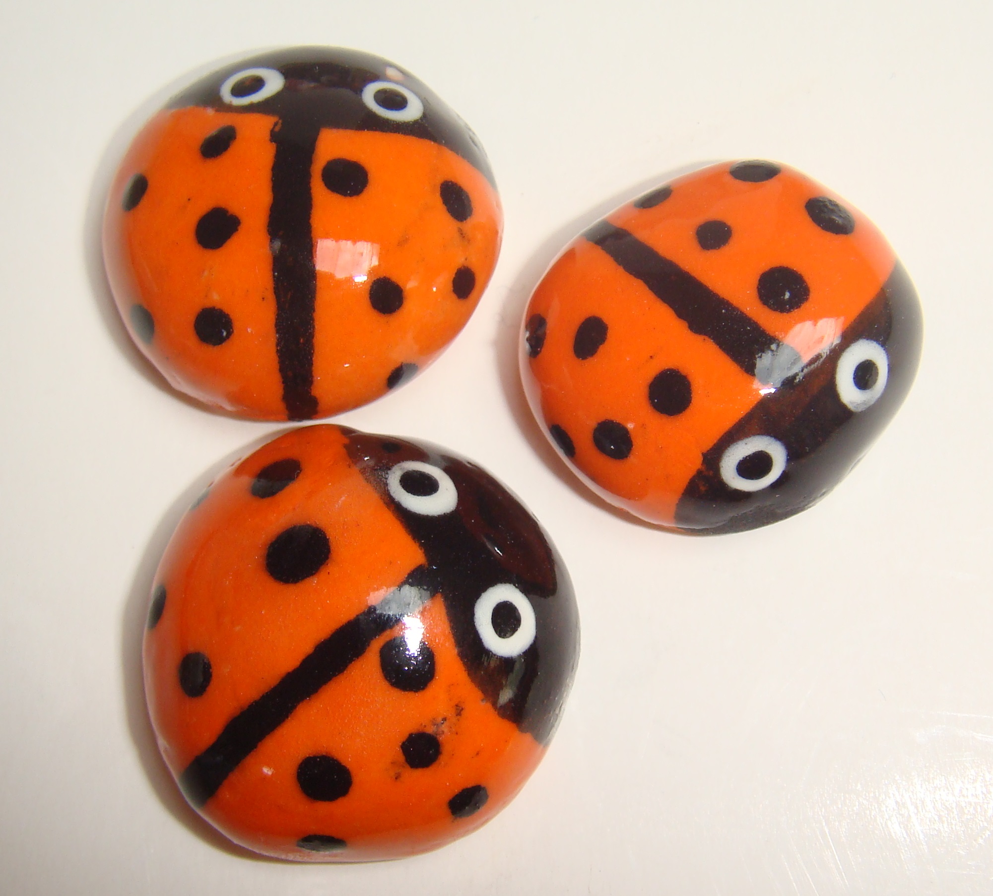 BUG-001 Ladybugs Large Orange