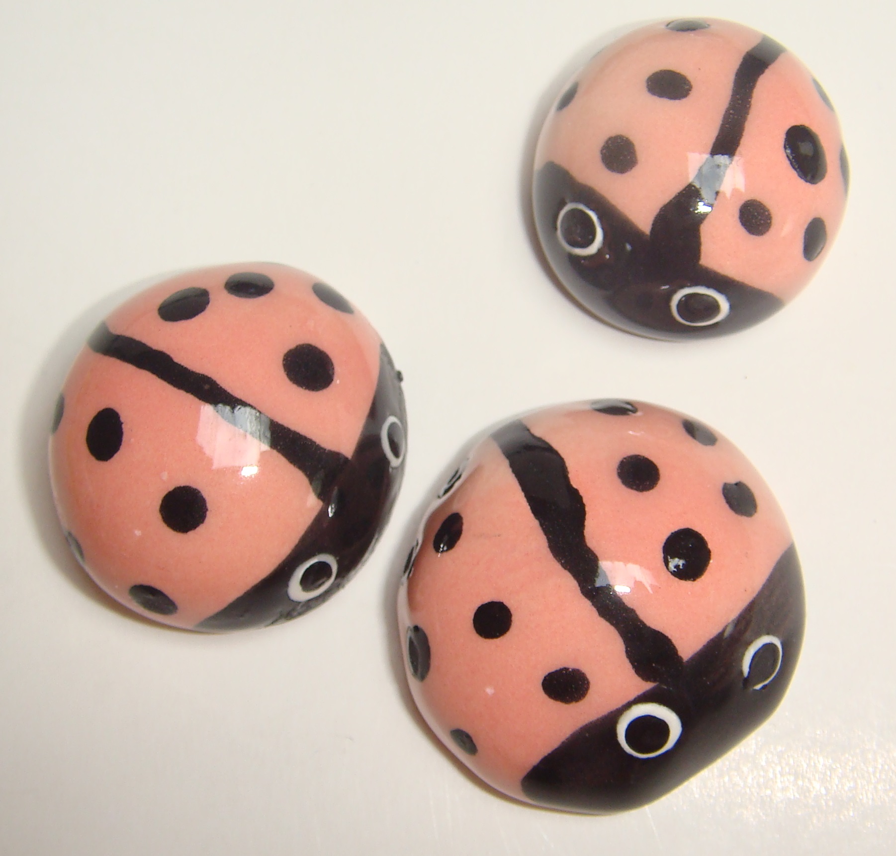 BUG-001 Ladybugs Large Pink