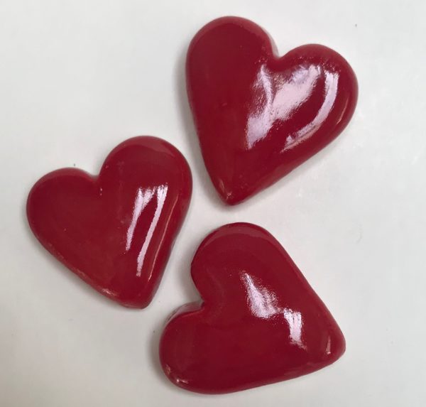 red fat hearts