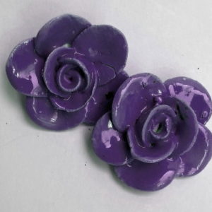 Botanical Roses Purple
