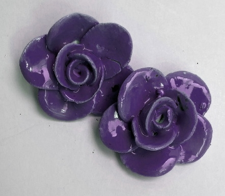 Botanical Roses Purple