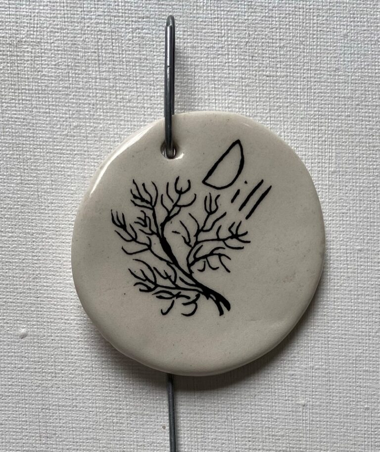 HER001 Herb Markers Dill The Clay Club