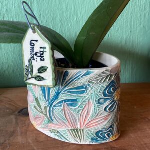 Green vase
