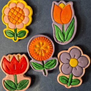Flower magnets